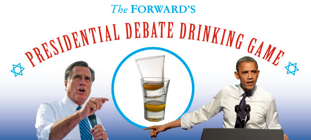 The Forward helps you get drunk during tonight's presidential debate (CC Forward.com)