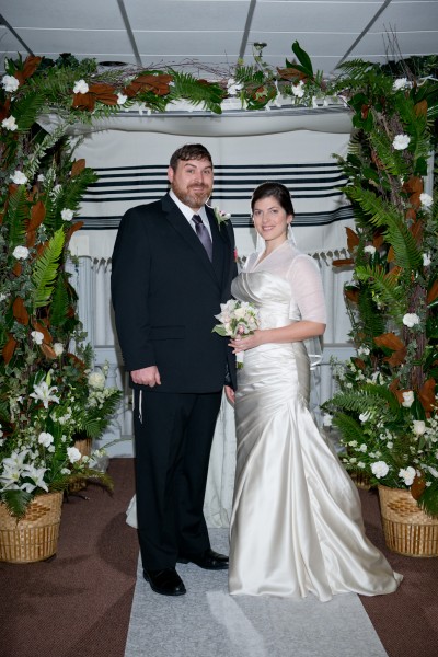 Tim and his wife Avi at their wedding Dec. 22, '13