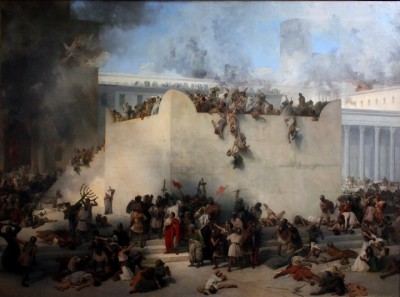 "Destruction of the Temple of Jerusalem" by Francesco Hayez, 1867 |CC via Wikimedia Commons  