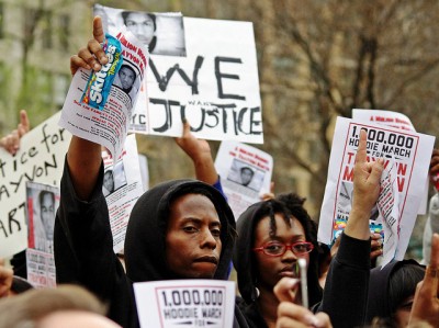 Trayvon Martin shooting protest in 2012 | CC via Flickr user David Shankbone, no modifications made.