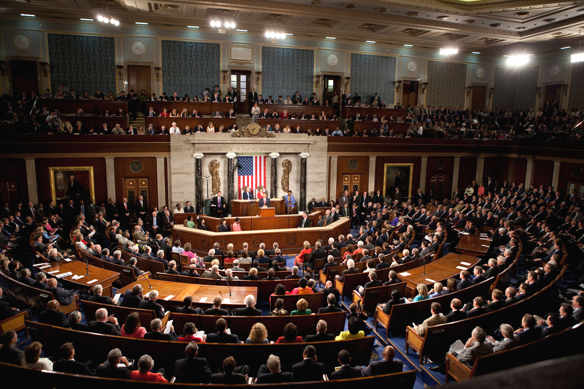 A joint session of Congress | CC via Wikimedia Commons