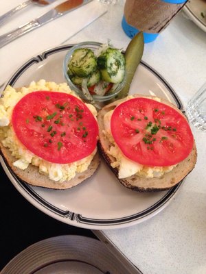 "Lunch lady - egg salad" | Photo credit: Erika C on Yelp