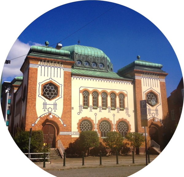 The synagogue in Malmö, Sweden. | Photo by Doreen El-Roiey