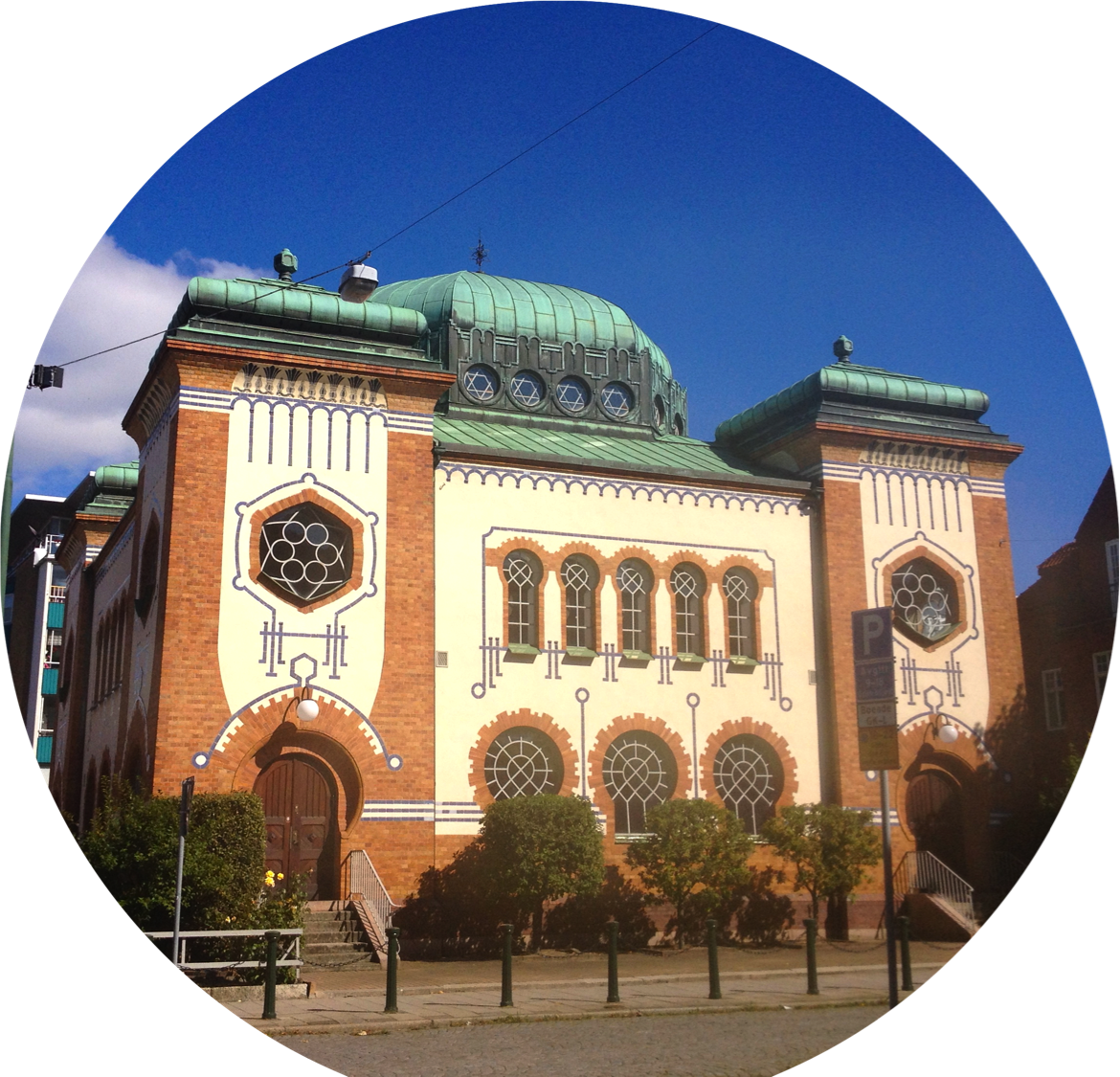 The synagogue in Malmo, Sweden. | Photo by Doreen El-Roiey