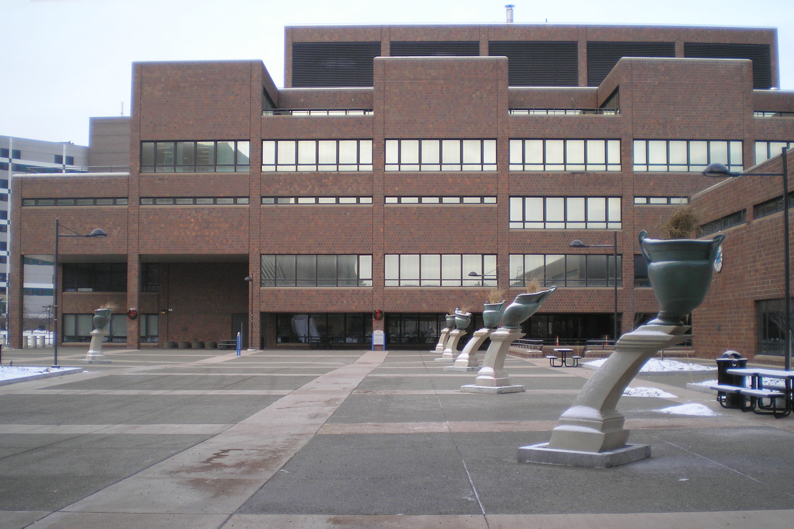 Anti-Semitic graffiti was found in the University at Buffalo's Capen Hall last week. | <a href="https://commons.wikimedia.org/wiki/File%3AUB_NORTH_CAMPUS_C_HALL.jpg">By BarberJP [Public domain], via Wikimedia Commons</a>