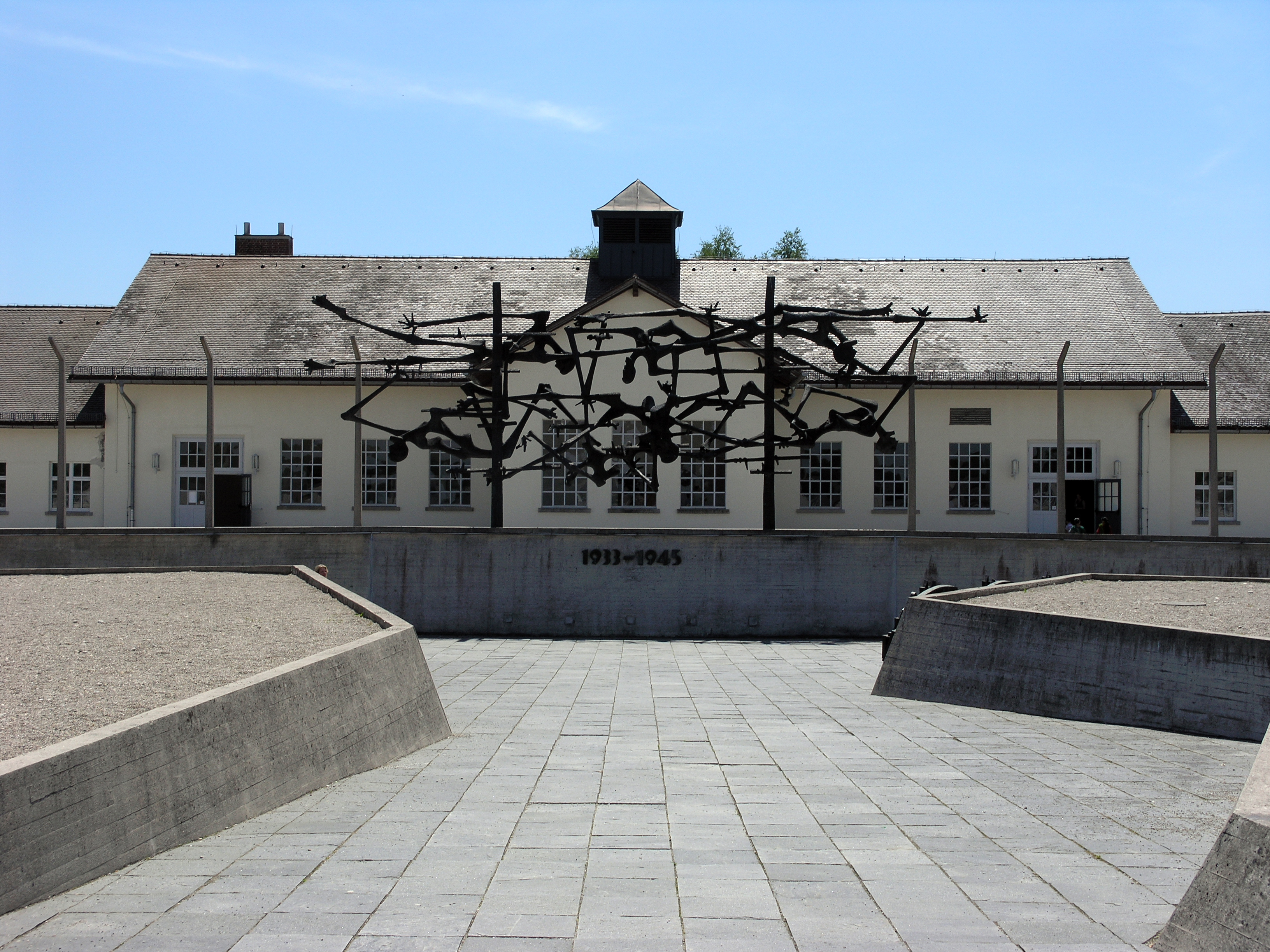 A memorial at Dachau. | <a href="https://commons.wikimedia.org/wiki/File%3ADachau-WM2.jpg">By Wolfgang Manousek</a> [CC BY 2.0], via Wikimedia Commons