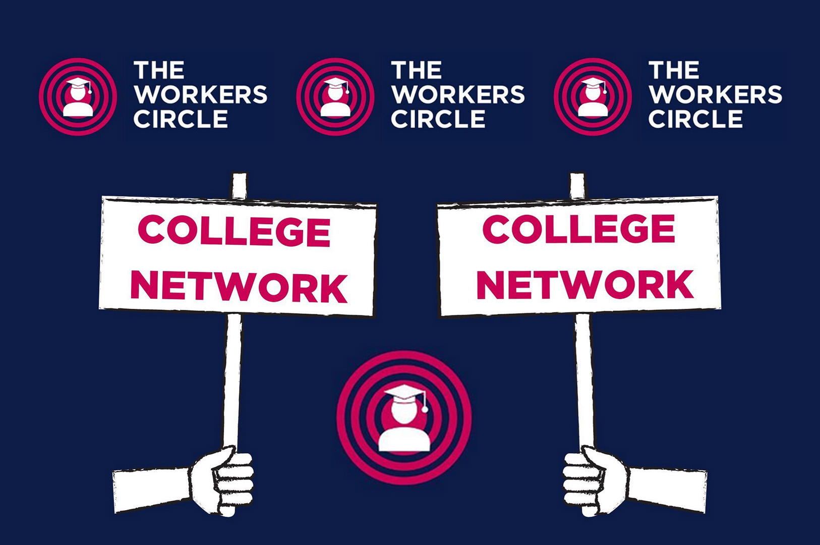 Workers circle college network